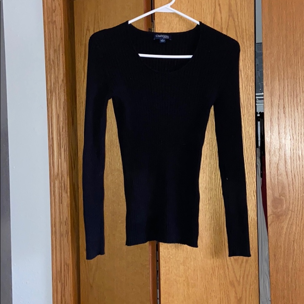 Basic black sweater